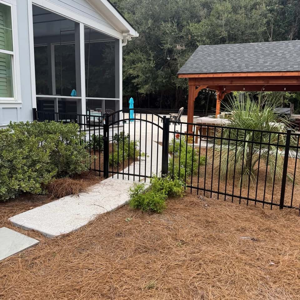 Walter Handyman LLC fence project 15 — fence installation in the Charleston, SC area