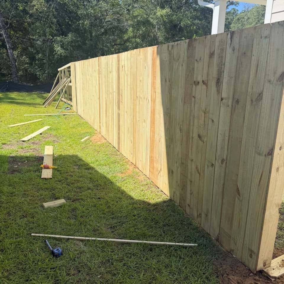Walter Handyman LLC fence project 18 — fence installation in the Charleston, SC area