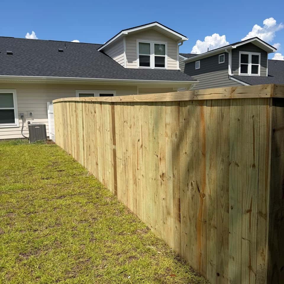 Walter Handyman LLC fence project 19 — fence installation in the Charleston, SC area